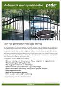 Produktblad portautomatik med spindelmotor